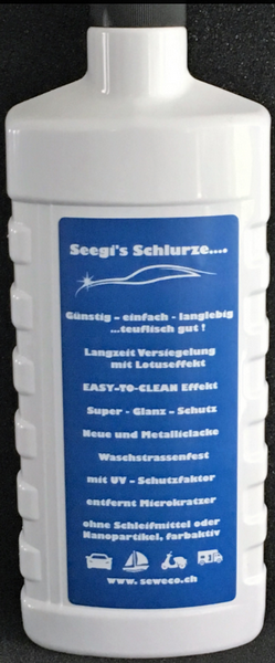 Seegi’s Schlurze…. , Lackversiegelung mit Langzeitwirkung über Monate, mit Perlglanz und Lotuseffekt Seegi’s Schlurze…. , Lackversiegelung mit Langzeitwirkung über Monate, mit Perlglanz und Lotuseffekt