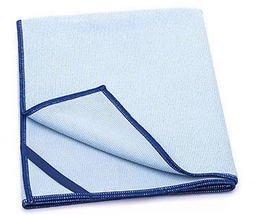 Microfaser Universal Glas- & Poliertuch, Farbe hellblau Microfaser Universal Glas- & Poliertuch, Farbe hellblau