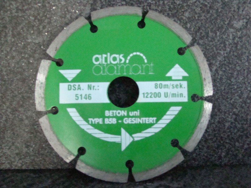 B5B-115 Diamantscheibe Beton universell, gesintert B5B-115 Diamantscheibe Beton universell, gesintert
