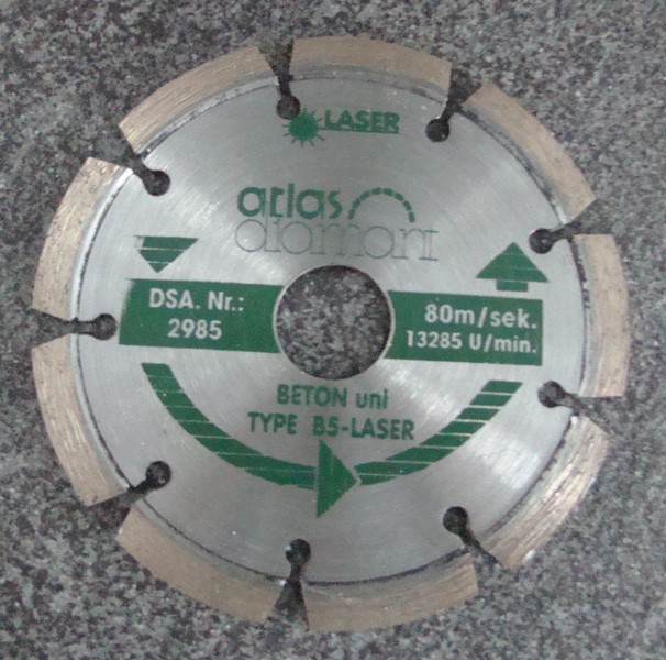 B5-230 Diamantscheibe Beton universell, Laser B5-230 Diamantscheibe Beton universell, Laser