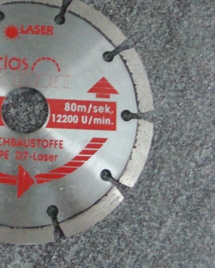 D7-115 Diamantscheibe Dachbaustoffe, Laser D7-115 Diamantscheibe Dachbaustoffe, Laser