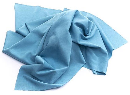 Microfaser MEGA Gläsertuch, für strahlenden Glanz, Farbe blau Microfaser MEGA Gläsertuch, für strahlenden Glanz, Farbe blau